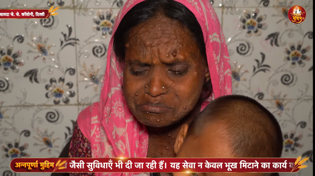 संत रामपाल जी ने दिल्ली सावदा जे.जे. कॉलोनी में की मदद